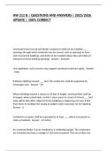 HW 212 B &vert; QUESTIONS AND ANSWERS &vert; 2025&sol;2026 UPDATE &vert; 100&percnt; CORRECT