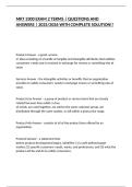 MKT 3300 EXAM 2 TERMS &vert; QUESTIONS AND ANSWERS &vert; 2025&sol;2026 WITH COMPLETE SOLUTION&excl;&excl;
