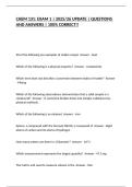 CHEM 131&colon; EXAM 1 &vert; 2025&sol;26 UPDATE &vert; QUESTIONS AND ANSWERS &vert; 100&percnt; CORRECT&excl;&excl;