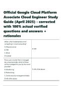 Official Google Cloud Platform Associate Cloud Engineer Study Guide &lpar;April 2025&rpar; - corrected with 100&percnt; Correct answers