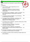 EVAN 101- Quiz&colon; Final Question and answers rated A&plus; 2025&sol;2026 T&sol;F