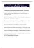 GIS Final Exam &lpar;Quiz Review&rpar; questions well answered 2025&sol;2026