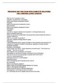 PREJUDICE SOP 3004 EXAM WITH COMPLETE SOLUTIONS 100&percnt; VERIFIED LATEST UPDATE&excl;&excl;
