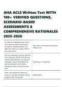NU371 Week 3 HESI Case Study Advanced Cardiac Life Support &lpar;ACLS&rpar; Sepsis - 25 questions with complete solutions