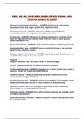 SBVC BIO 261 EXAM WITH COMPLETE SOLUTIONS 100&percnt; VERIFIED LATEST UPDATE&excl;&excl;