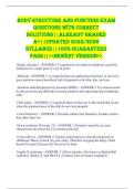 Body structure and function Exam Questions with Correct Solutions&vert;&vert;Already Graded A&plus;&vert;&vert;Updated 2025&sol;2026 Syllabus&vert;&vert;100&percnt; Guaranteed Pass&vert;&vert;<<Newest Version>>
