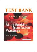 Test Bank For Basic & Applied Concepts of Blood Banking and Transfusion Practices 4th Edition by Paula R&period; Howard&comma; ISBN&colon;9780323374781