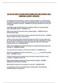 AZ CR 48 PART 2 EXAM WITH COMPLETE SOLUTIONS 100&percnt; VERIFIED LATEST UPDATE&excl;&excl;