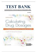 Test Bank For Calculating Drug Dosages A Patient-Safe Approach to Nursing and Math 2nd Edition by Castillo&comma; ISBN&colon;9781719641227&comma; All Chapters 1 - 22 Covered 