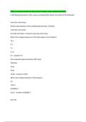 ME351 Final Exam Questions with Correct Answers Latest Update 2025&sol;2026