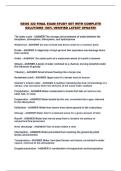 GEOG 322 FINAL EXAM STUDY SET WITH COMPLETE SOLUTIONS 100&percnt; VERIFIED LATEST UPDATE&excl;&excl;