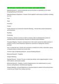 MKT 3370 Exam 1 Questions with Correct Answers Latest Update 2025&sol;2026