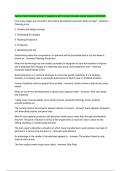 Fashion Merchandising Exam 3 Questions with Correct Answers Latest Update 2025&sol;2026