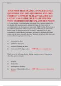 ATLS Post-Test Exam 2025-2026 &ndash; Actual Questions&comma; 100&percnt; Correct Verified Answers&comma; Graded A&plus;