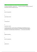 MNO 3371 Exam Questions with Correct Answers Latest Update 2025&sol;2026