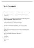 NRSG 257 Exam 2 Questions with Correct Answers