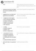 Priority Dispatch EMD Certification &sol; Emergency Medical Dispatcher Exam &sol; 2025 Study Guide &sol; Score 100&percnt; &sol; Test Bank