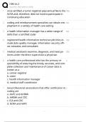 HIM Chapter 2 &sol; Health Information Management Exam &sol; 2025 Study Guide &sol; Score 100&percnt; &sol; Test Bank