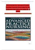 Advanced Practice Nursing Essential Knowledge for the Profession 5th Edition by Susan M&period; DeNisco Test Bank&colon; All Chapters Included with Rationales 100&percnt; Original&vert; LATEST UPDATE&period;