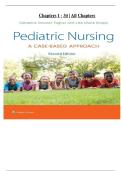 TEST BANK Pediatric Nursing- A Case-Based Approach 2nd Edition by Tagher Knapp Chapters 1 - 34 &vert; All Chapters