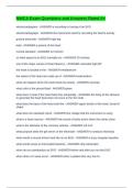 NWCA Exam Questions and Answers Rated A&plus;