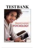 TEST BANK Understanding Psychology&comma; 15th Edition By Robert Feldman&comma;