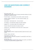 AINS 102 QUESTIONS AND CORRECT ANSWERS