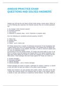 AINS102 PRACTICE EXAM QUESTIONS AND SOLVED ANSWERS