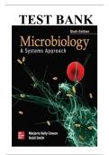 Test Bank for Microbiology&colon; A Systems Approach&comma; 6th Edition by Marjorie Kelly Cowan&comma; Heidi Smith&comma; and Jennifer Herzog ISBN&colon;9781260571516 All Chapters 1&ndash;28