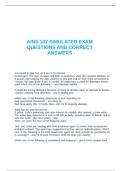  AINS 102 Questions with correct Answers