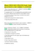 llinois MPJE 2025 UPDATED Study Guide  QUESTIONS AND CORRECT ANSWERS 