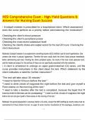 HESI Comprehensive Exam &ndash; High-Yield Questions & Answers for Nursing Exam Success&period;pdf