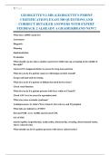 GEORGETTE'S LMR &lpar;GEORGETTE'S PMHNP  CERTIFICATION&rpar; EXAM 300 QUESTIONS AND  CORRECT DETAILED ANSWERS WITH EXPERT  FEEDBACK 2 ALREADY A GRADED&vert;BRAND NEW&excl;&excl; 