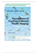 Test Bank for Varcarolis' Foundations of Psychiatric-Mental Health Nursing A Clinical Approach 10th Edition by Margaret Jordan Halter&period; Latest 2025&vert;Ace your exam