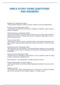 NWCA STUDY GUIDE QUESTIONS AND ANSWERS&period;docx