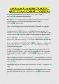 AAP Practice Exam UPDATED ACTUAL  QUESTIONS AND CORRECT ANSWERS