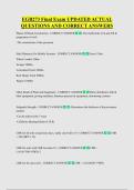 EGB273 Final Exam UPDATED ACTUAL  QUESTIONS AND CORRECT ANSWERS