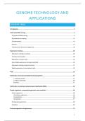 syllabus genome technology & applications