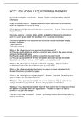 ACCT 4235 MODULE 6 QUESTIONS & ANSWERS