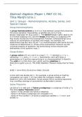abstract algebra