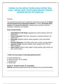 VIRGINIA &lpar;VA&rpar; PAV ASPHALT PAVING & SEALCOATING  REAL  EXAM &ndash; 2026&sol;2027 MOST TESTED QUESTIONS WITH VERIFIED  ANSWERS INSTANT PDF DOWNLOAD