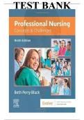 Test Bank for Professional Nursing&colon; Concepts & Challenges ISBN&colon;9780323594783 All Chapters Covered
