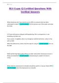 BLS Exam C&vert; Certified Questions With Verified Answers