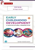 Test Bank &ndash; Early Childhood Development&colon; A Multicultural Perspective &lpar;8th Edition&comma; Jeffrey Trawick‑Smith&rpar; &ndash; Complete Chapters 1&ndash;18 Assessment Materials with Questions & Answers