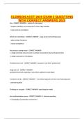CLEMSON ACCT 2020 EXAM 2 QUESTIONS WITH CORRECT ANSWERS 