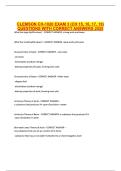 CLEMSON CH-1020 EXAM 3 &lpar;CH 15&comma; 16&comma; 17&comma; &period;&period;&period;QUESTIONS WITH CORRECT ANSWERS 
