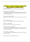 CLEMSON - POSC1010 EXAM 1 QUESTIONS WITH CORRECT ANSWERS 