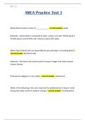 AMCA Practice Test 1