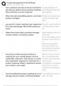 Product Management Professional Certificate &sol; Digital Product Strategy &sol; 2025 Study Guide &sol; Score 100&percnt; &sol; Test Bank