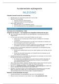 Samenvatting Fundamentele wijsbegeerte &lpar;combi van lessen&comma; ppt's en handboek&rpar;